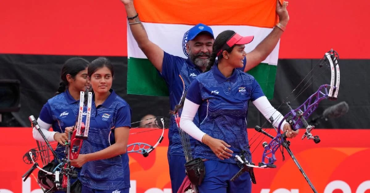 Indian Women Compound Archers Defend Asian Games Gold, Breaks World Record