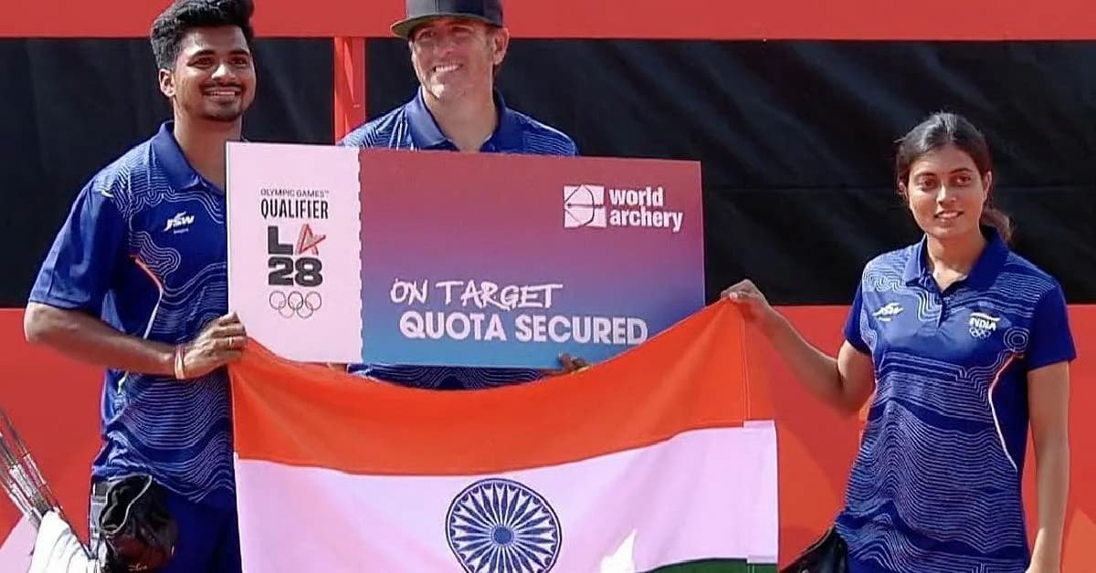 Chikitha, Sahil Secure Archery Mixed Team Gold for India at Asian Games