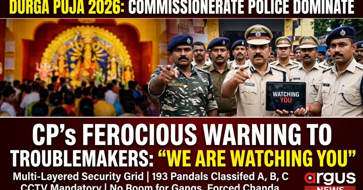 Special report| CCTV Made Mandatory for A-C Puja Pandals; Commissionerate Police Warns Outside Gangs