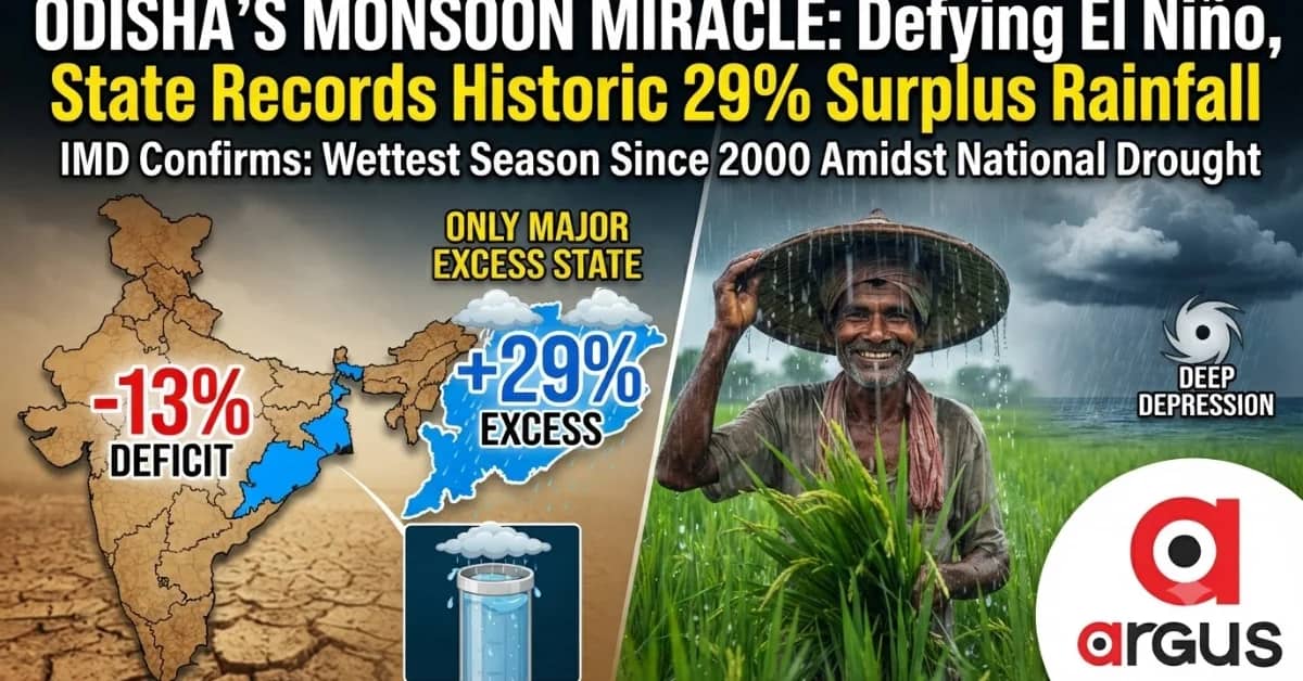 Special Story| Odisha Defies Super El Niño: Emerges as India's Lone Monsoon Oasis in 2026