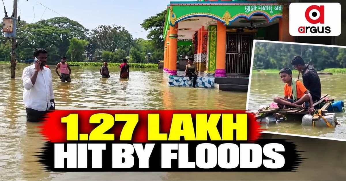 Odisha Flood Update: Over 1.27 Lakh Affected In Bhadrak's Tihidi, Chandbali Blocks
