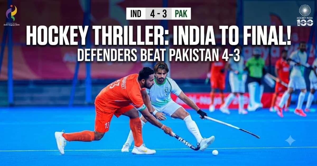 India Beat Pakistan 4-3 in Thriller, March Into Asian Games Hockey Final