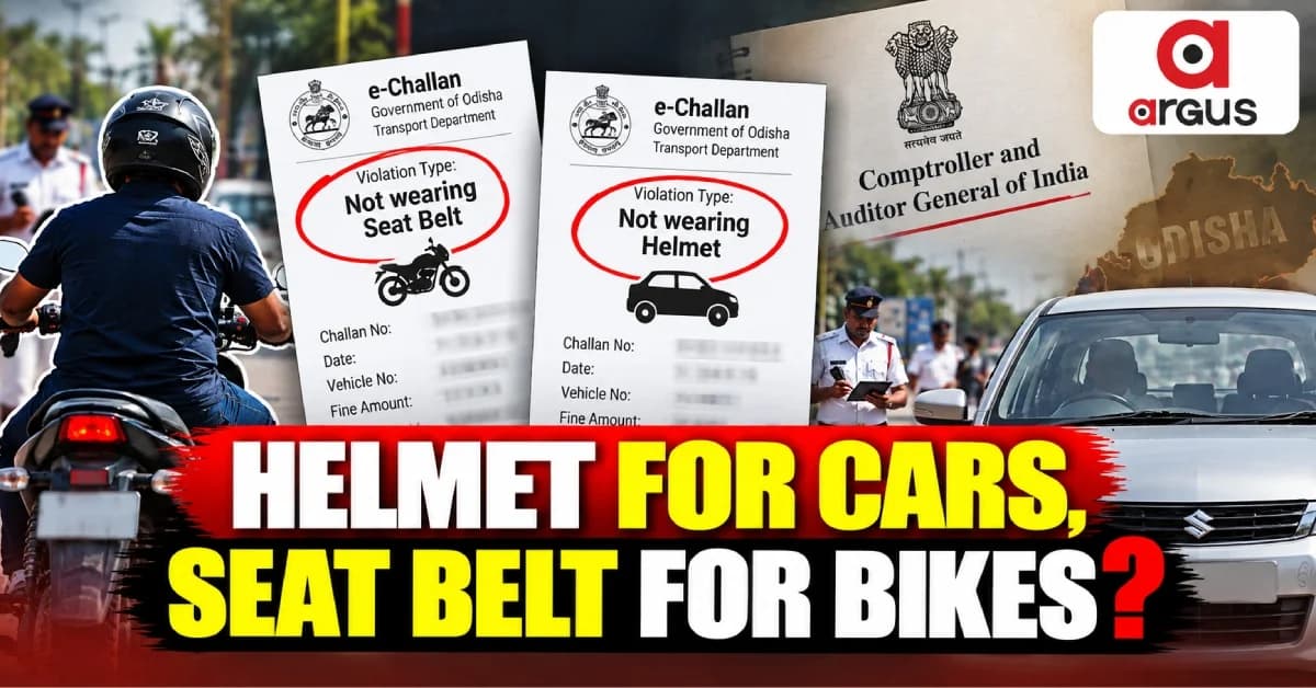 CAG Report: 19.14 Lakh Vehicles In Odisha Operating Without HSRP; Rs 1136 Crore E-Challans Unresolved