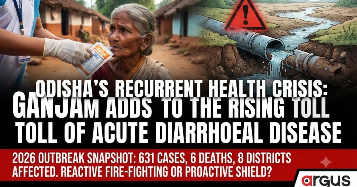 Special Report| Diarrhoea takes 8 lives in 10 months, Odisha recorded 9 ADD Outbreaks in 2026!
