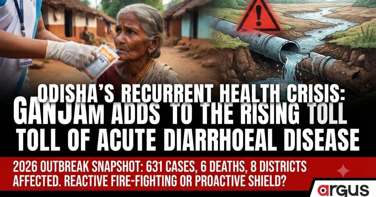Special Report| Diarrhoea takes 8 lives in 10 months, Odisha recorded 9 ADD Outbreaks in 2026!