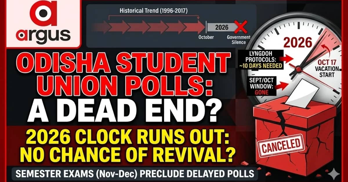 Special Story| Odisha Student Union Elections 2026: Why Campus Polls Are Unlikely Before Durga Puja Holidays