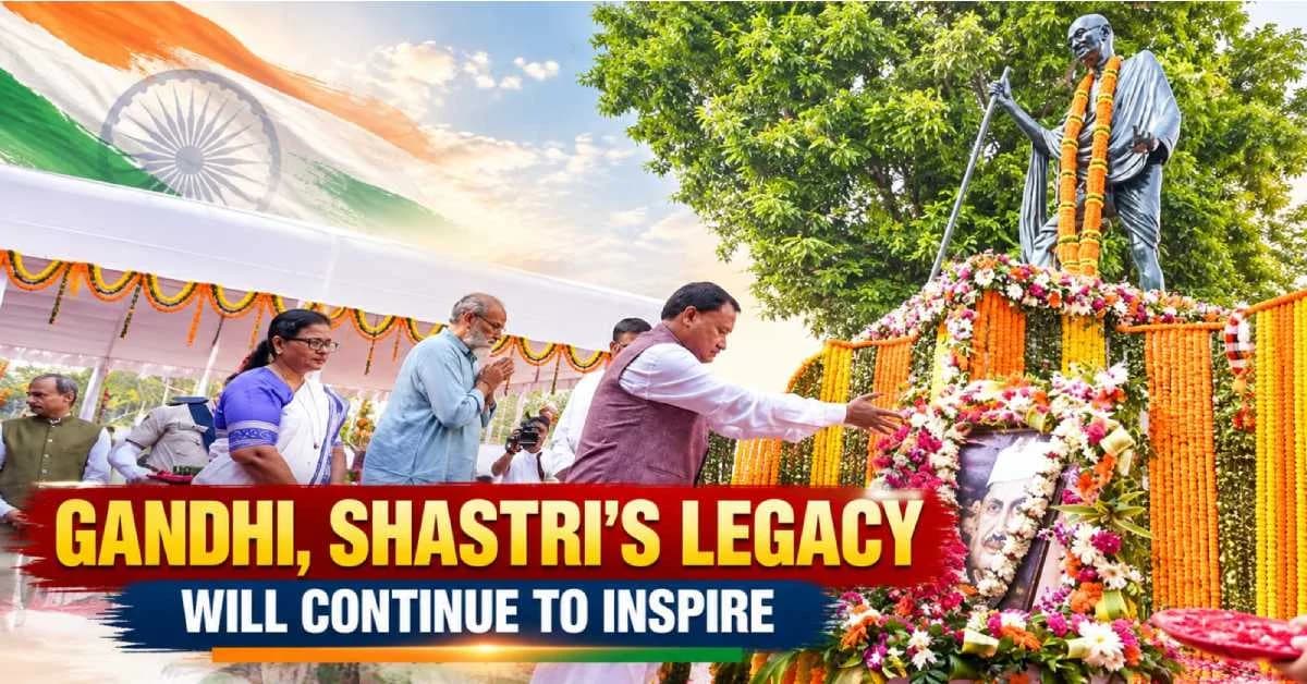 Gandhi, Shastri Ideals Will Continue to Inspire India: Odisha CM