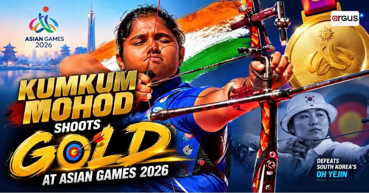 Kumkum Mohod Becomes First Indian Woman to Win Asian Games Recurve Title