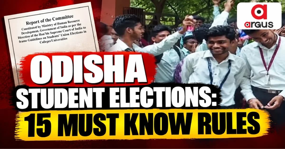 Odisha Student Union Polls: 15 Lyngdoh Rules Every Candidate Must Know For October 15