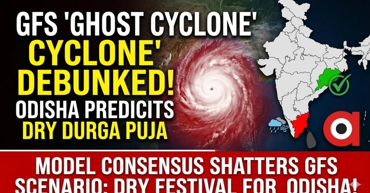 EXCLUSIVE| 4:1 Ratio: GFS 'Ghost Cyclone' Fears Debunked by 4 Reputed Models; Dry Durga Puja in Odisha as Tamil Nadu Braces for Hit