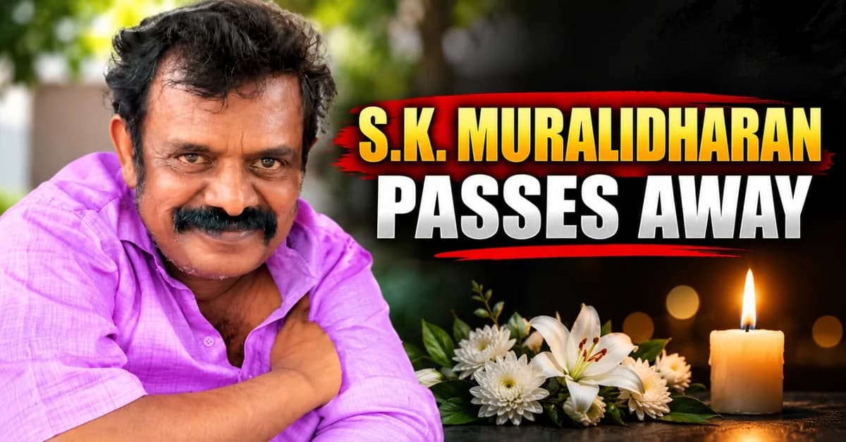 Odia Film Director SK Muralidharan Passes Away in Bhubaneswar