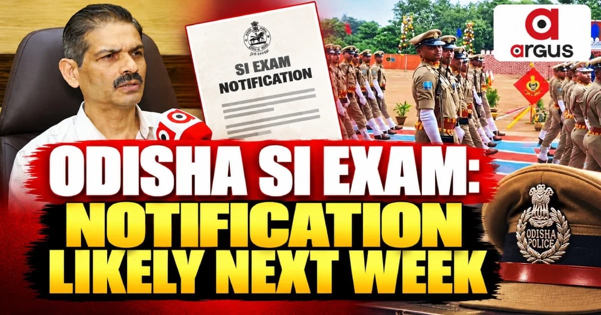 Odisha Police SI Recruitment 2026: CPSE Re-Test Notification Expected Next Week
