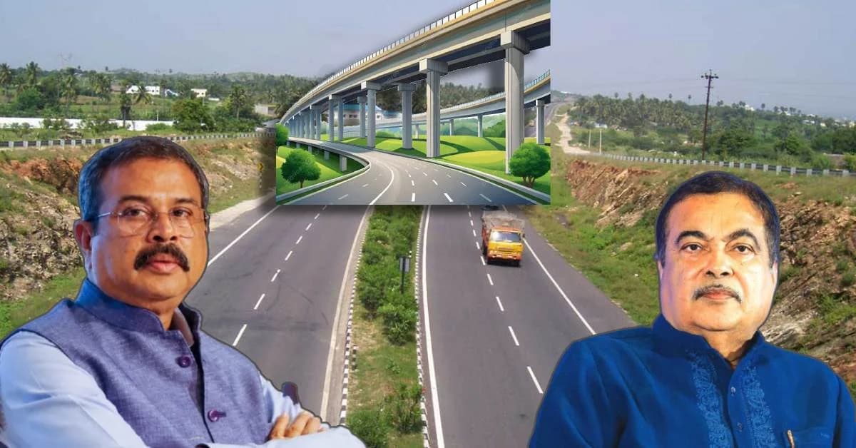 Dharmendra Pradhan Writes to Nitin Gadkari for NH‑55 Expansion, Flyover in Sambalpur