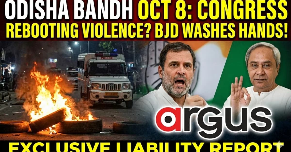 Political Analysis| Congress Calls for Odisha Bandh on Oct 8: Will the Violent Pattern Reboot as BJD Backs Out to Hive Off Political Liability?