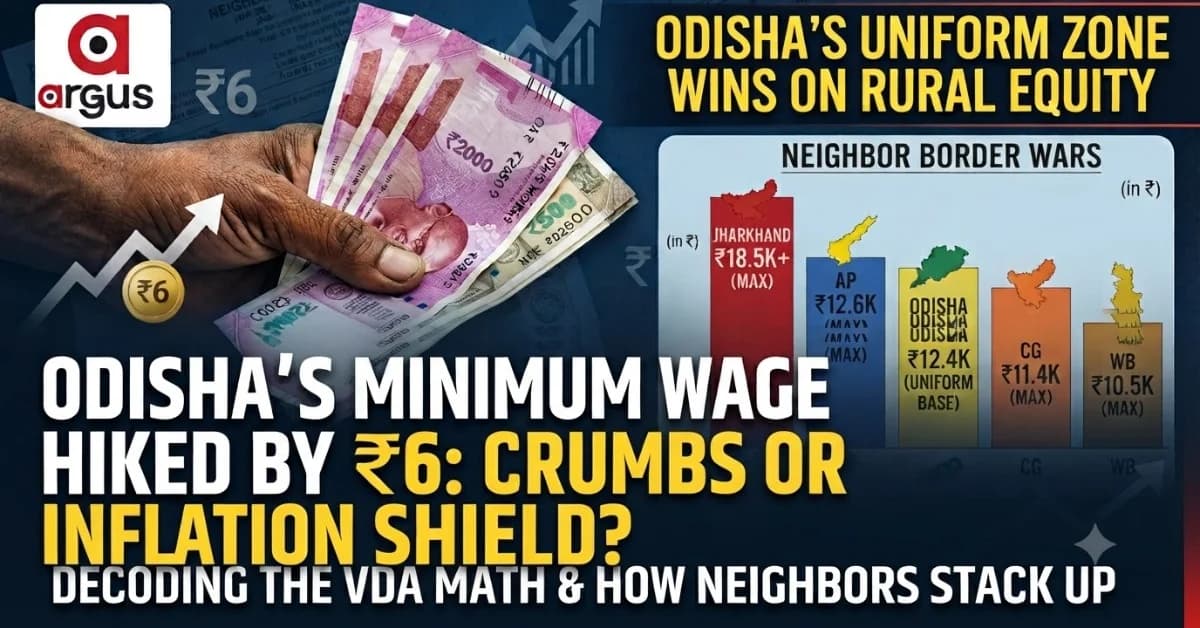 EXCLUSIVE EXPLAINER| Odisha’s ₹6 Minimum Wage Hike vs. Other States: Big Win or Crumbs?