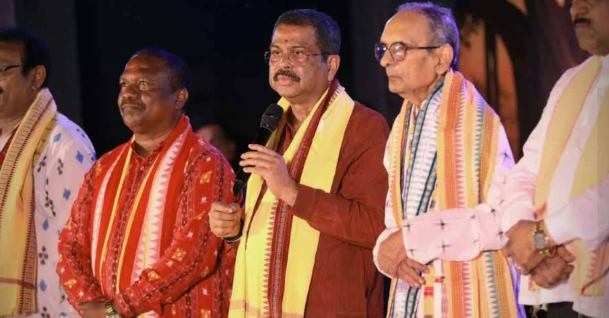Dharmendra Pradhan Hails Kuchinda’s Cultural Legacy at Nuakhai Bhetghat