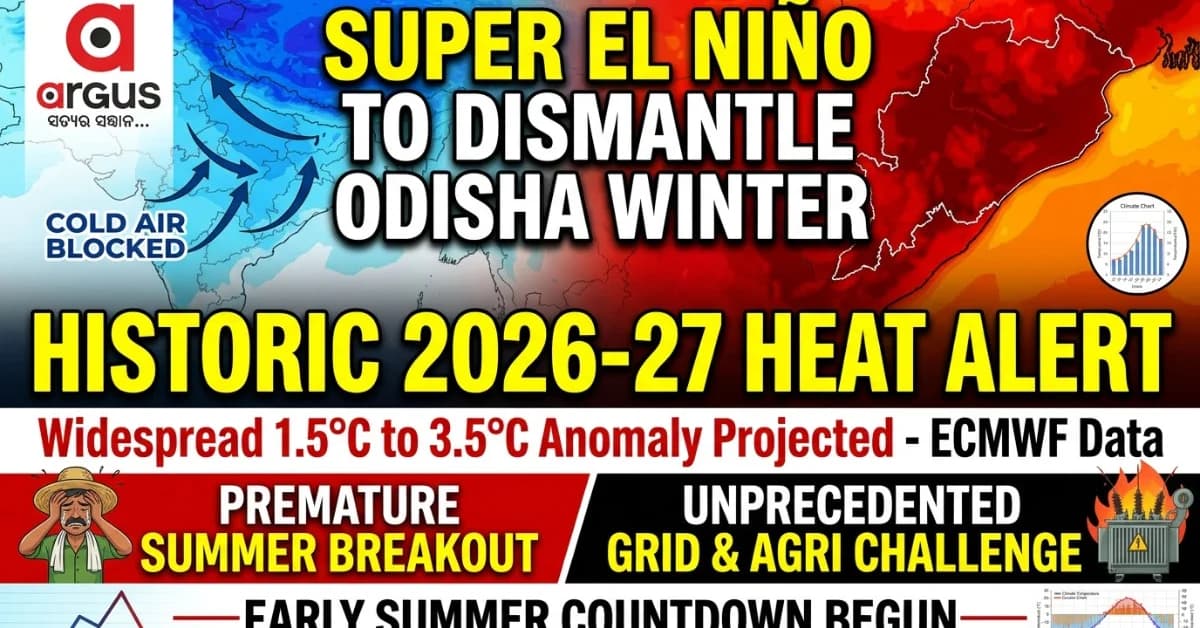 EXCLUSIVE| Super El Niño to Odisha Discoms, Energy Department: Winter Onset Delayed, Early Summer Onset by Feb 2027