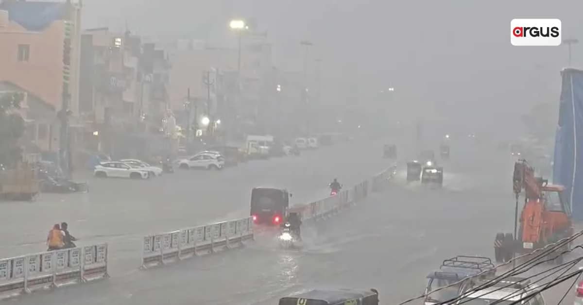 Heavy Rain Lashes Puri, Bringing Relief From Scorching Heat