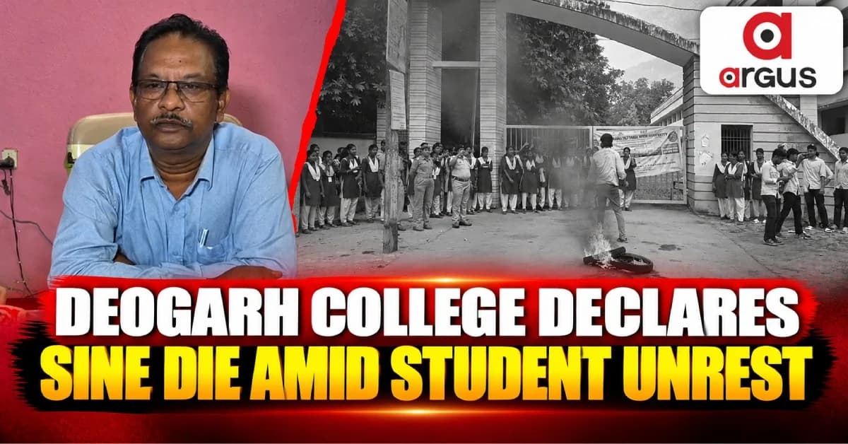 Deogarh Degree College Declares Sine Die After Tension Over Rejection of Six Nomination Papers