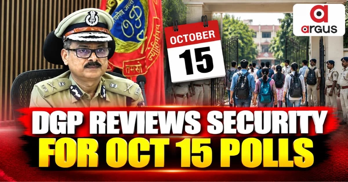 Odisha DGP Reviews Security Ahead Of October 15 Student Union Elections