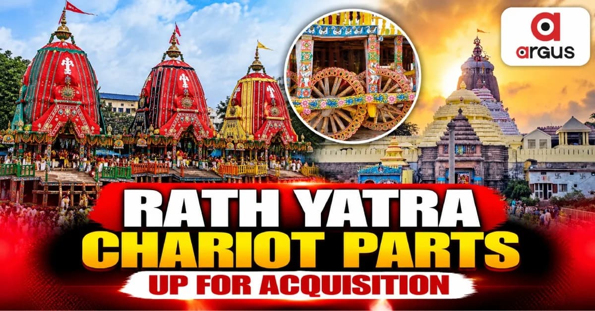 Used Chariot Wheels At Puri Rath Yatra Priced Up to Rs 4 Lakh; SJTA Invites Applications Till Oct 22