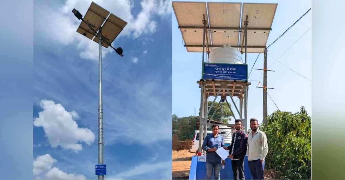 Vedanta Installs Solar-Powered Lighting and Drinking Water Facilities in Odisha Villages