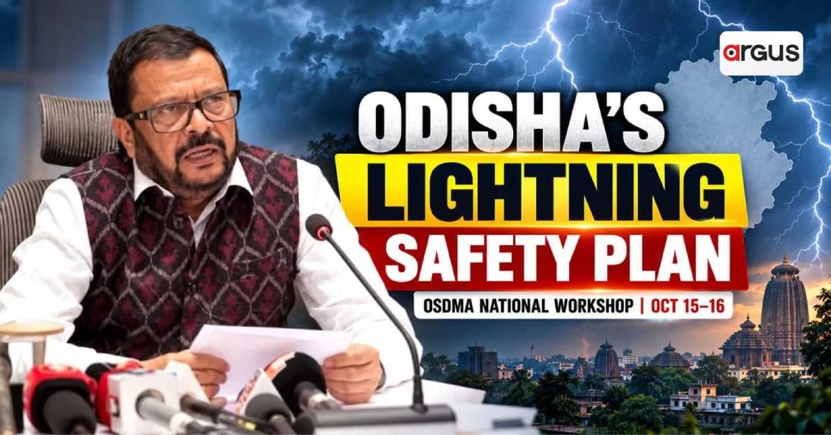 OSDMA to Host Two-Day National Workshop on Lightning Safety in Bhubaneswar