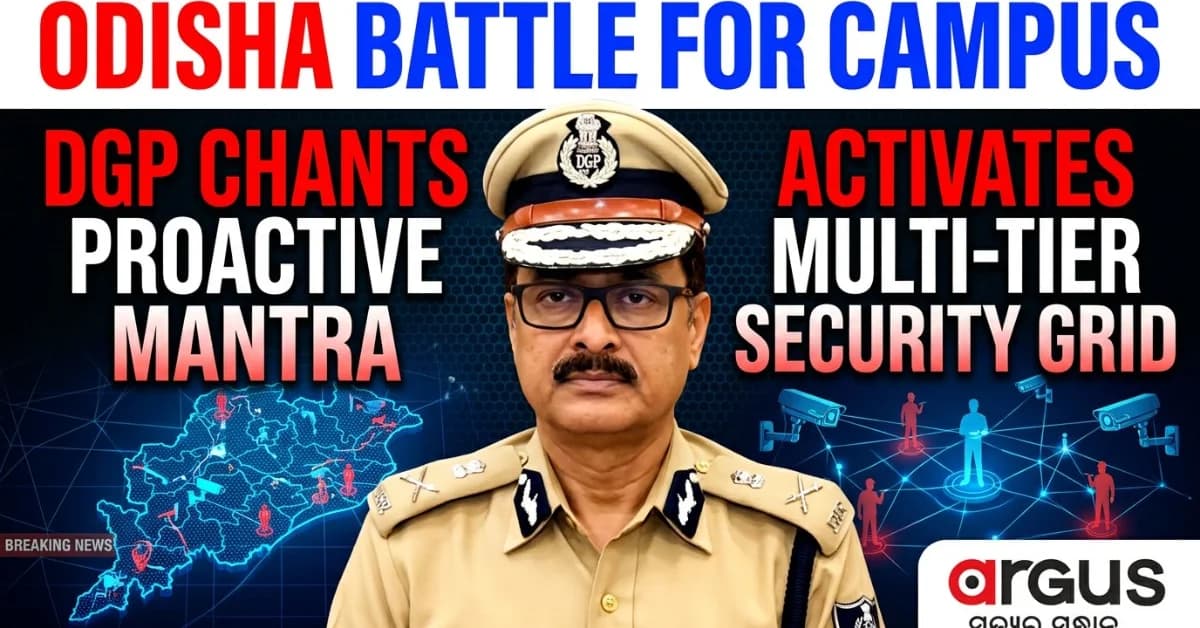 Odisha Student Union Polls: DGP Signals Proactive Zero-Tolerance; Police Unveil Massive Multi-Tier Security Map for High-Stake Battle
