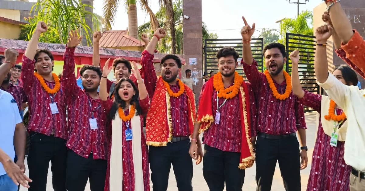 ABVP Candidates Sweep Student Union Polls at Sambalpur's GMU, Angul Women's College and Talcher College