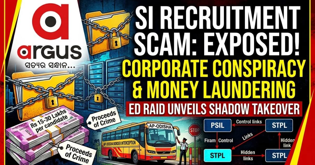 EXCLUSIVE| How ED Unraveled a Corporate Hijack Behind the Odisha SI Recruitment Paper Leak