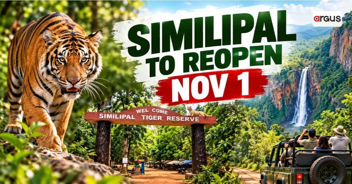Similipal Tiger Reserve to Reopen for Tourists from November 1