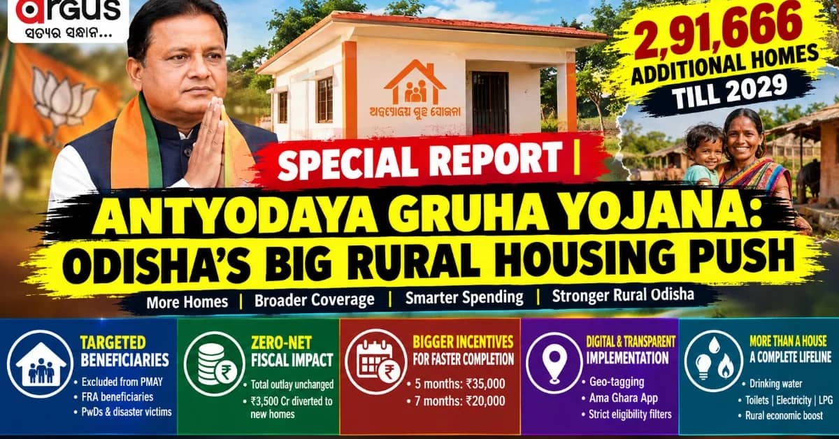 Special Report| 'Antyodaya' Blueprint: Decoding BJP Government’s Strategic Gambit in Odisha’s Mass Housing Re-engineering