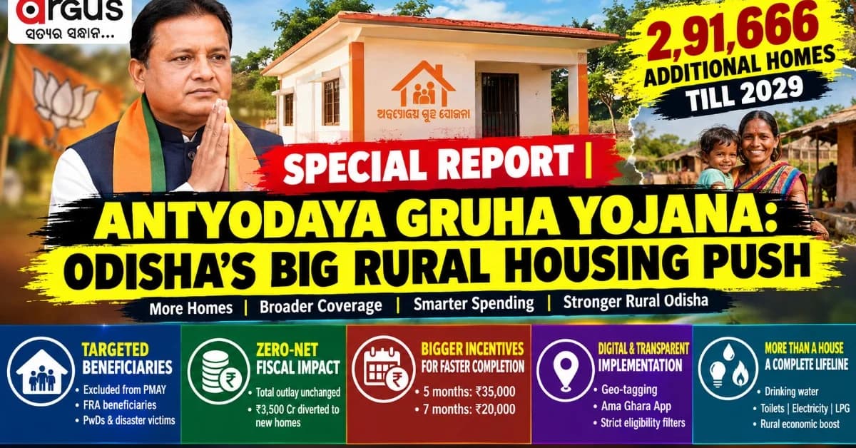 Special Report| 'Antyodaya' Blueprint: Decoding BJP Government’s Strategic Gambit in Odisha’s Mass Housing Re-engineering