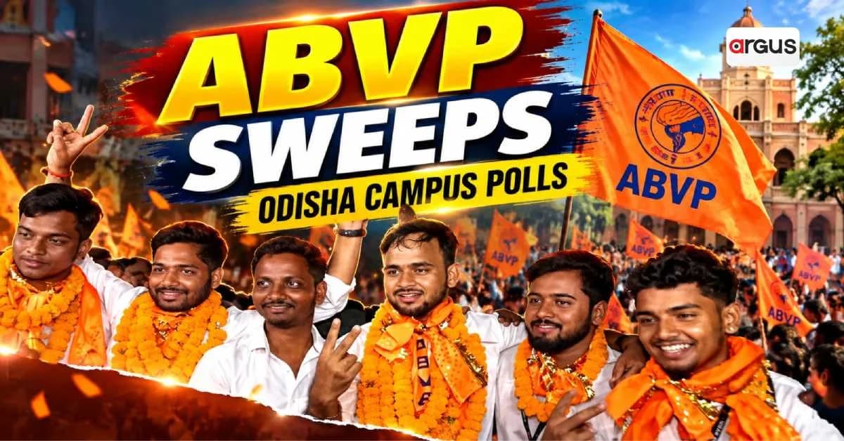 ABVP Dominates Odisha Campus Polls, Wins Majority of Student Union Seats