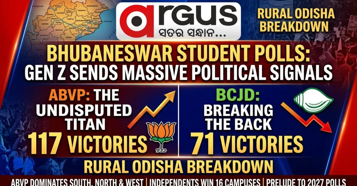 EXCLUSIVE| The Battle for Gen Z: How Odisha College Elections Redrew Odisha’s Rural Power Lines and Set the Stage for 2027 Rural Polls