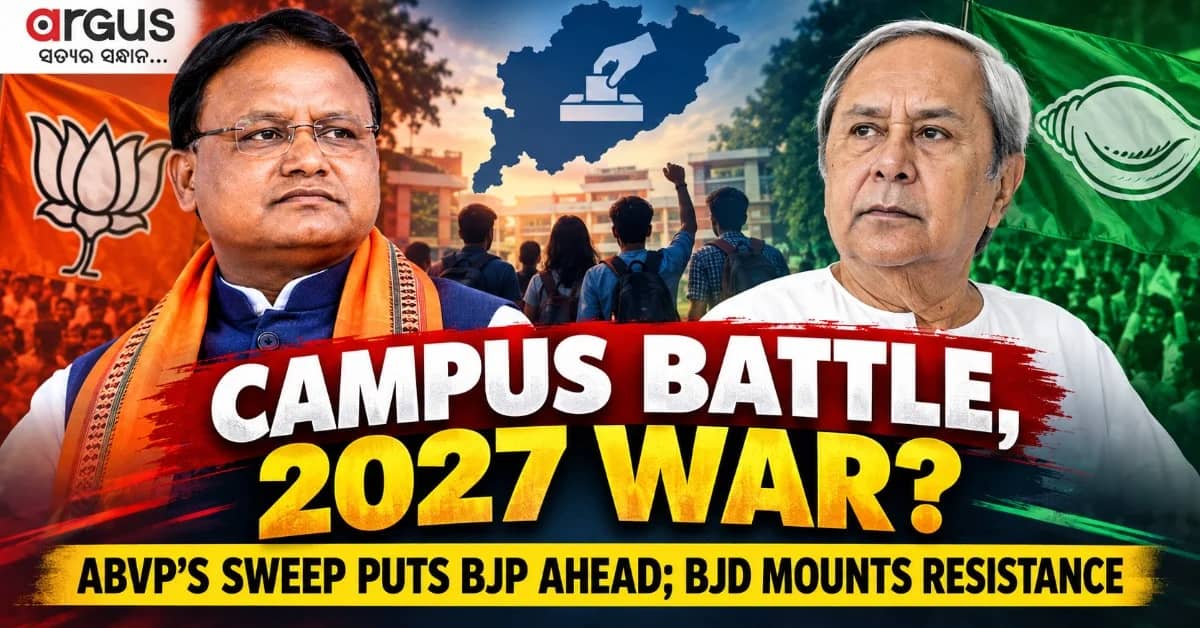 Political Analysis| Campus to Panchayat: How BJP, BJD Spinning Student Polls into Ultimate 2027 War Machine