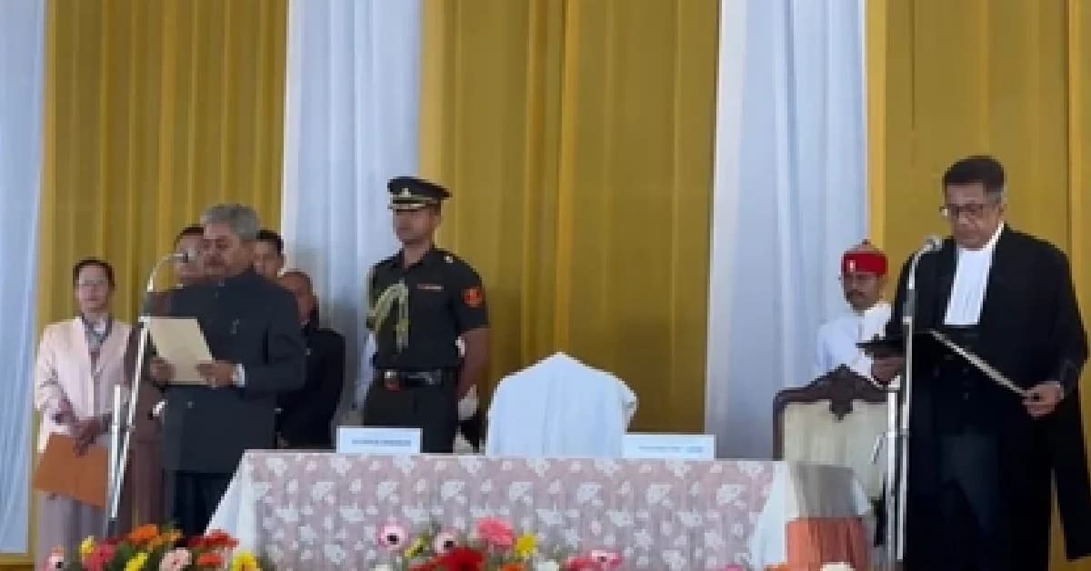 Dushyant Kumar Gautam Sworn In as Sikkim's 21st Governor in Gangtok
