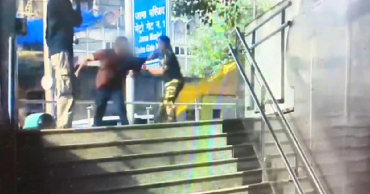 Security Scare at Jama Masjid Metro: Man Apprehended