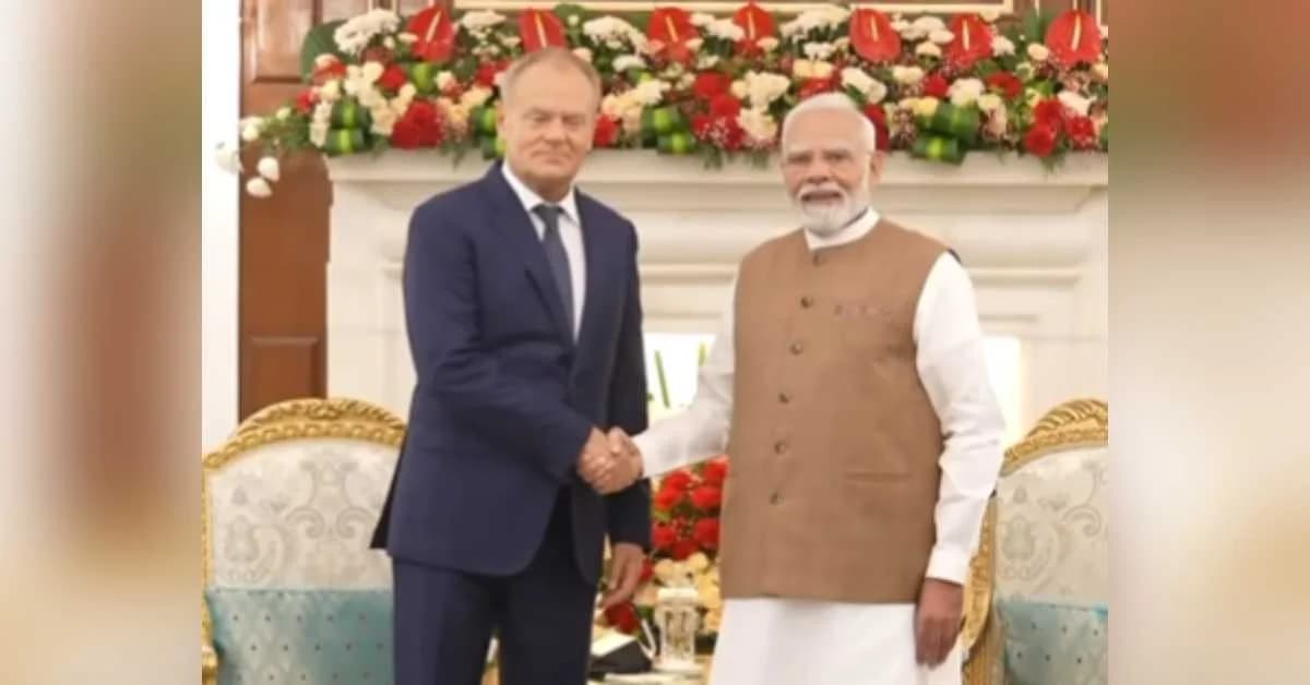 PM Modi, Polish Counterpart Tusk Hold Bilateral Talks to Review India-Poland Relations