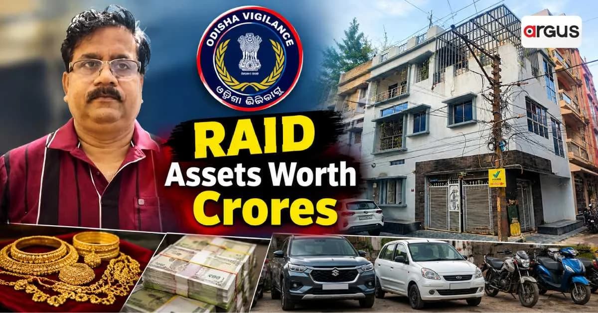 Odisha Vigilance Unearths Crores Worth Assets in Raids on Jajpur R&B Engineer