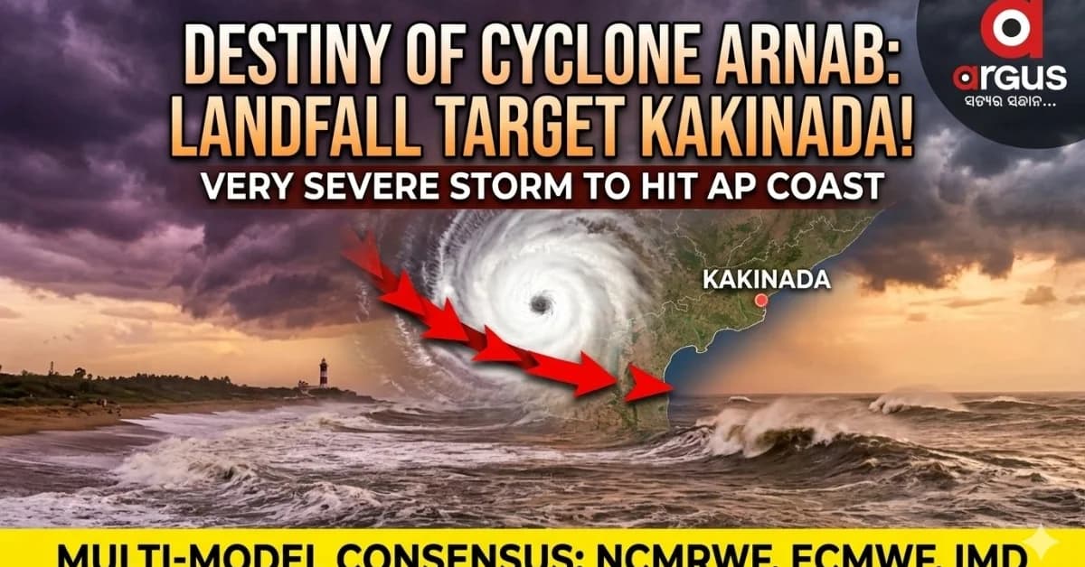 EXCLUSIVE| Inside Cyclone Arnab’s Machinery: Why Ocean Dynamics Are Drawing Very Severe Storm to Andhra Coast over Odisha