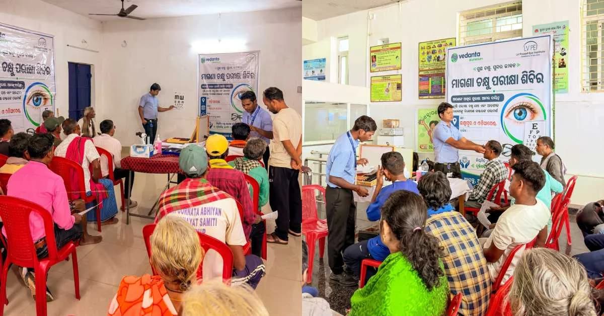 Vedanta Aluminium’s Eye Screening Camp Benefits Nearly 200 in Odisha Village