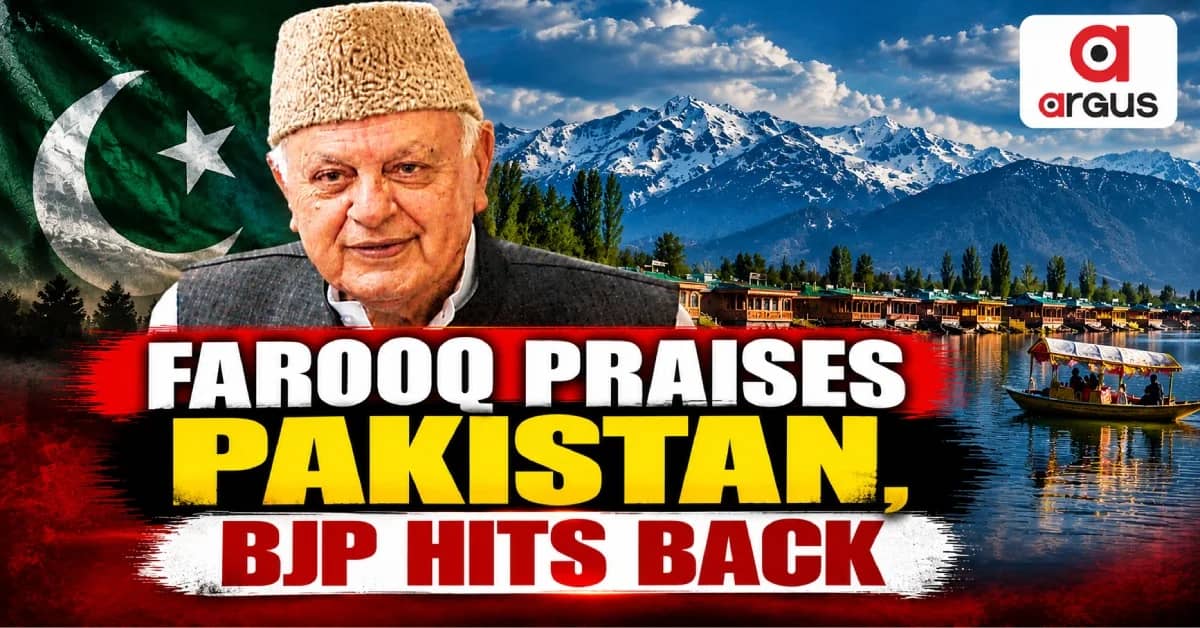 Farooq Abdullah Hails Islamabad Over Kashmir, BJP Hits Back With ‘Pro-Pakistan’ Charge