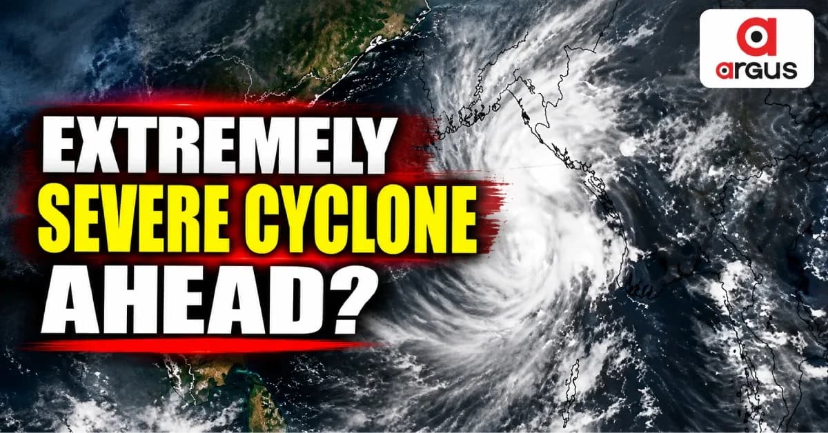 Low Pressure System Strengthens Into Depression; Extremely Severe Cyclone May Bring 125 Kmph Winds