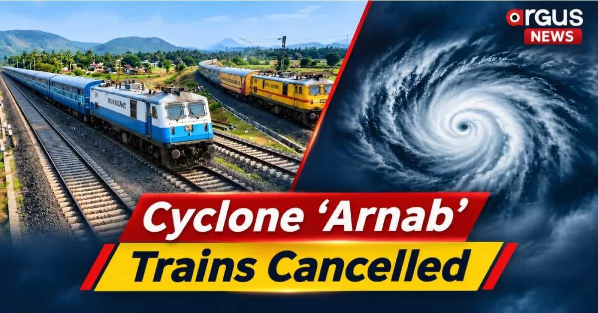 Cyclone Arnab: Indian Railways Cancels Several Trains, Curtails Hirakhand Express Services