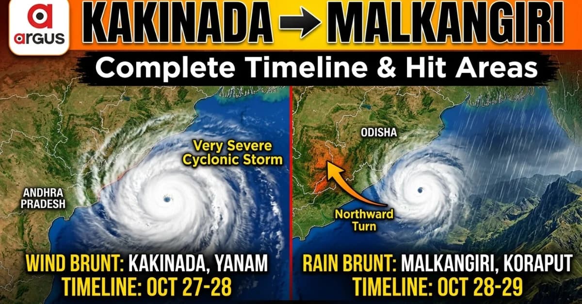 EXCLUSIVE | Bigger Than Titli, Double of Dana: Cyclone Arnab Landfall Near Kakinada; To Hit Odisha’s Malkangiri on Oct 28 Evening –Districts on Fire Line Inside