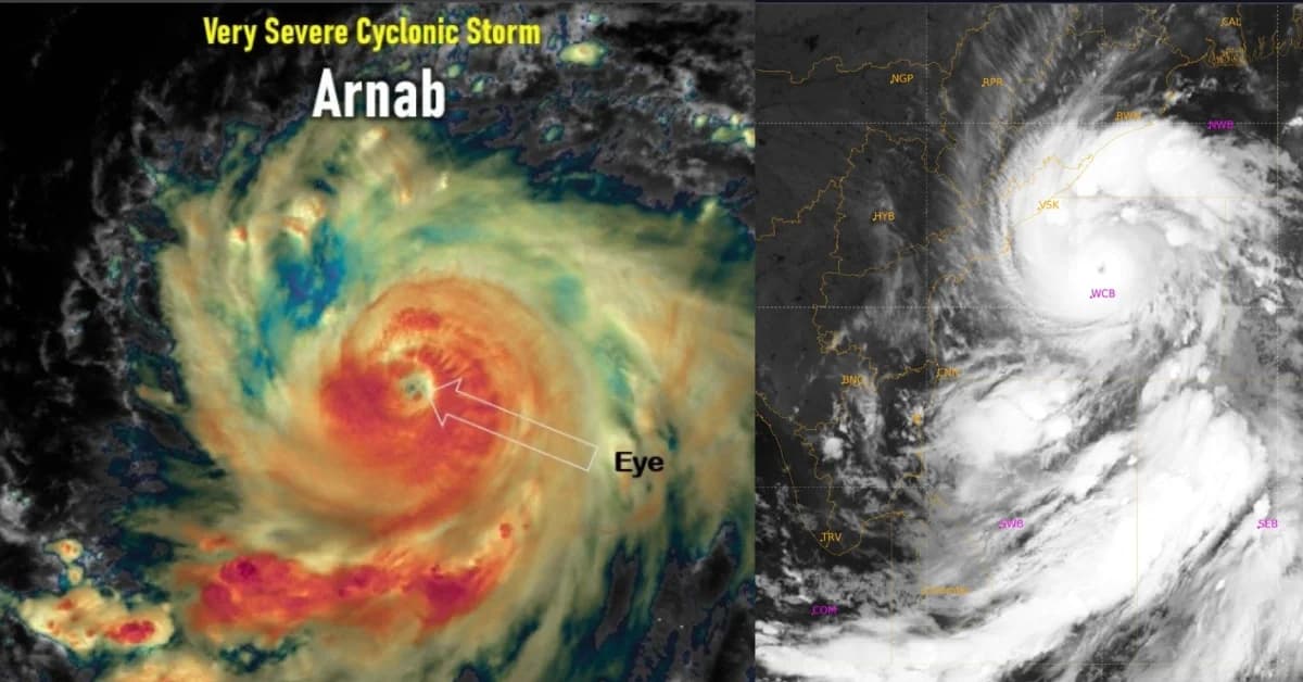 Cyclone Arnab Intensifies Into Very Severe Storm, South Odisha On Alert