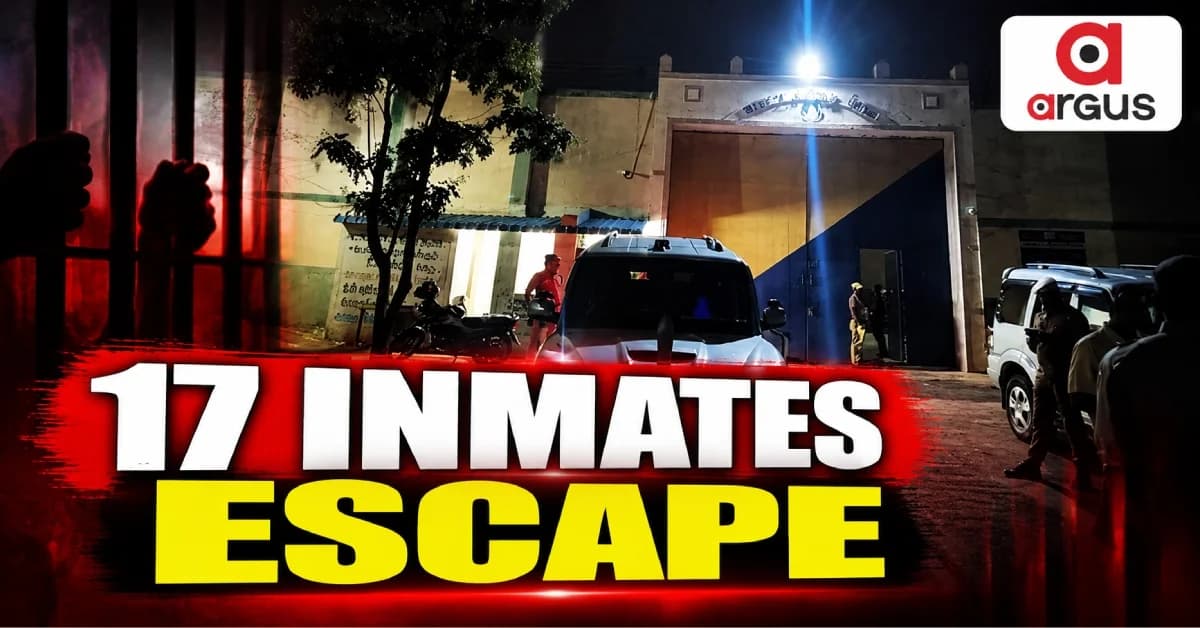 17 Inmates Escape From Thekkampatti District Jail in Tamil Nadu's Theni; Four Recaptured