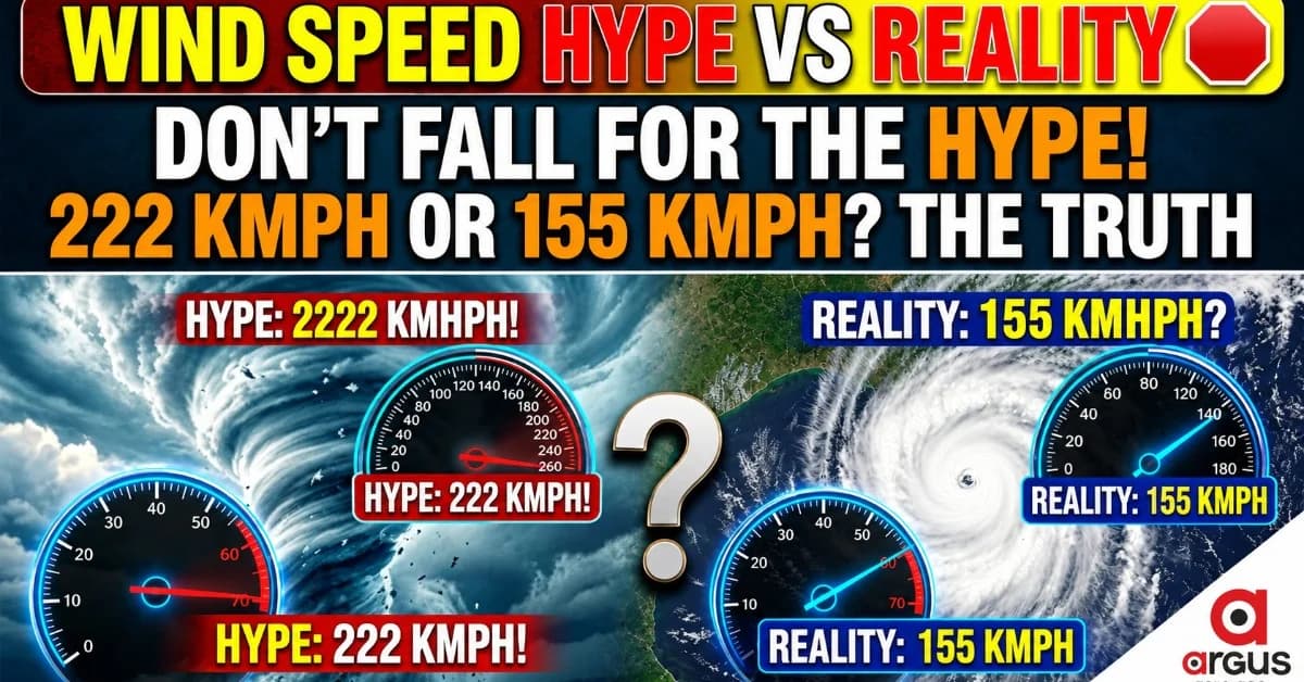 EXCLUSIVE EXPLAINER| Cyclone Arnab Wind Speed: IMD marks 155-165 kmph vs JTWC’s 222 kmph – Know the Truth!