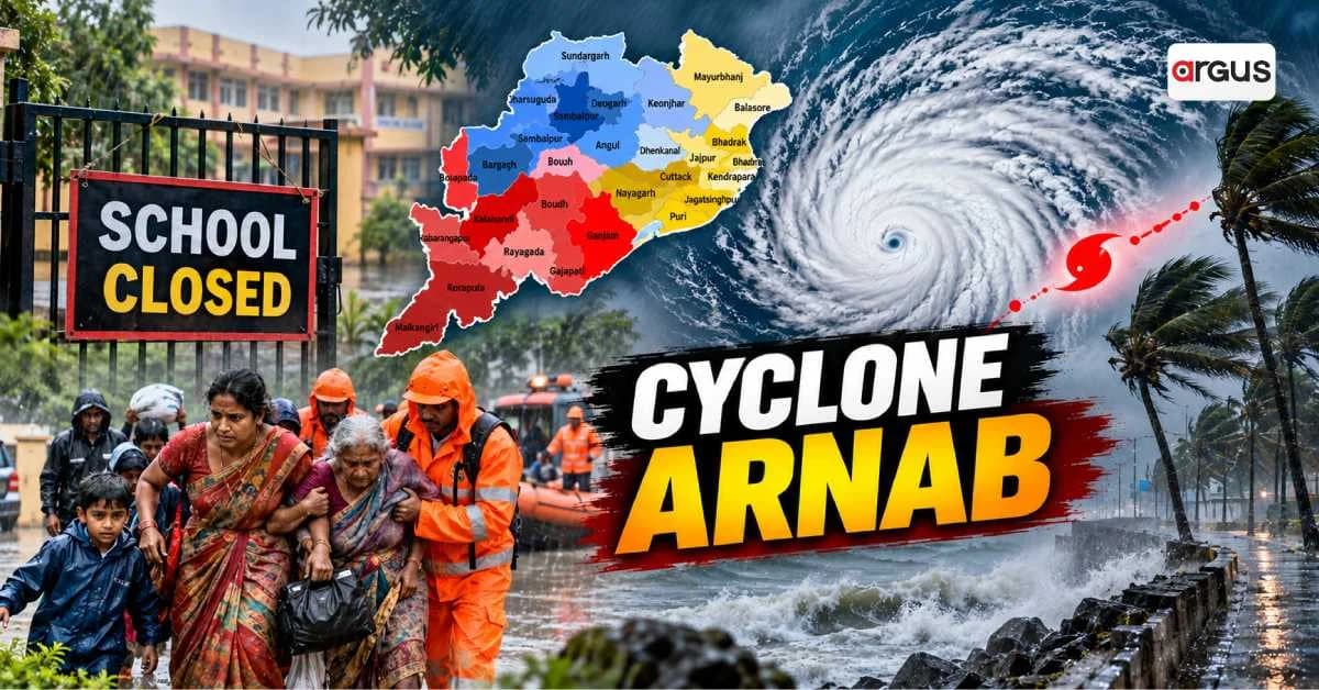 Odisha Evacuates 48,000 People, Shuts Schools in 16 Districts Ahead of Cyclone Arnab